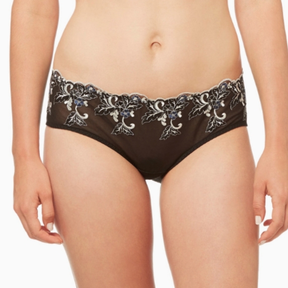 Hipster panties Navy Blue and Black Lace - Picture 1 of 4